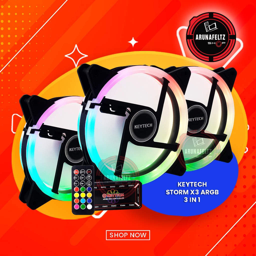 KEYTECH STORM X3 3 IN 1 FAN KIT Shopee Philippines