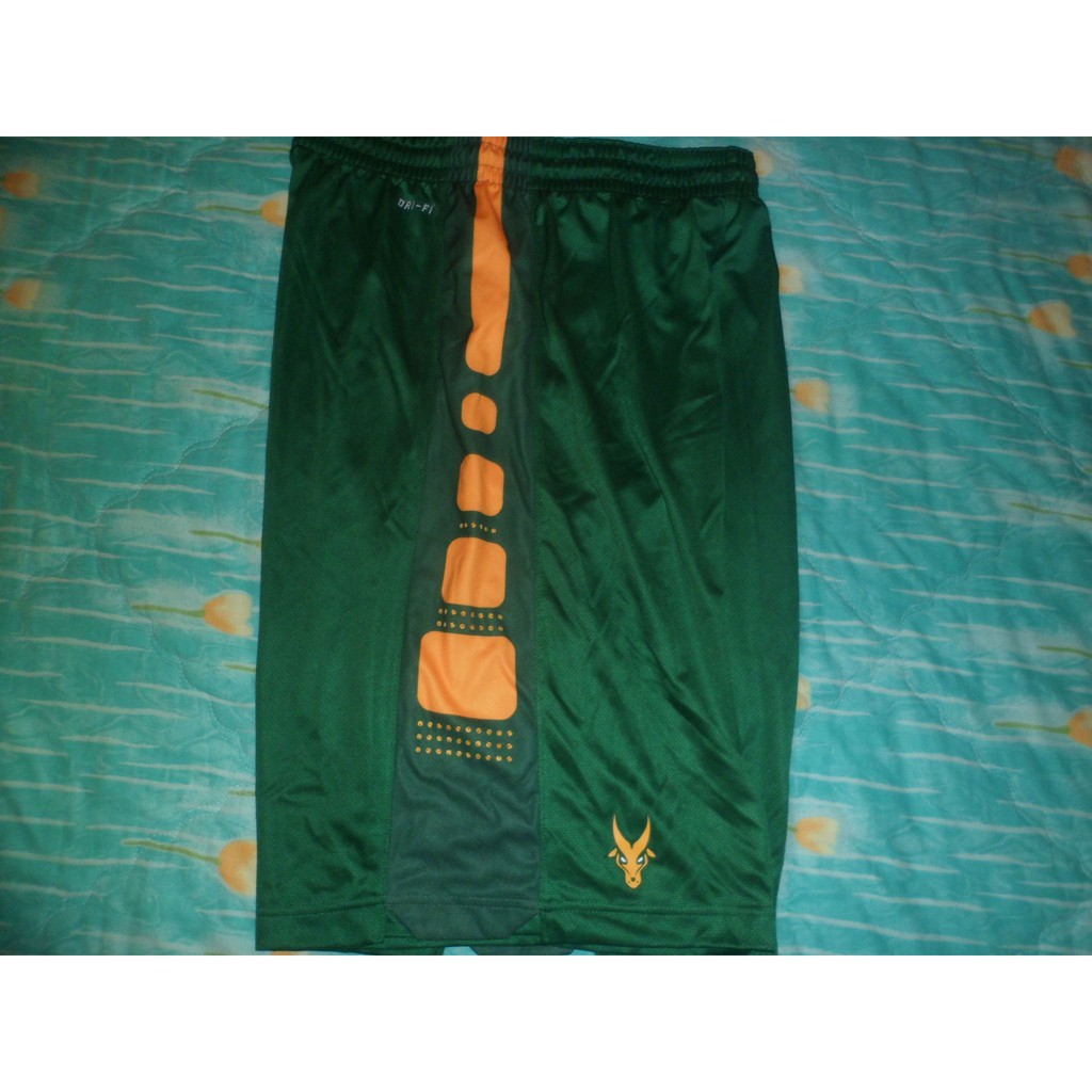 green nike elite shorts