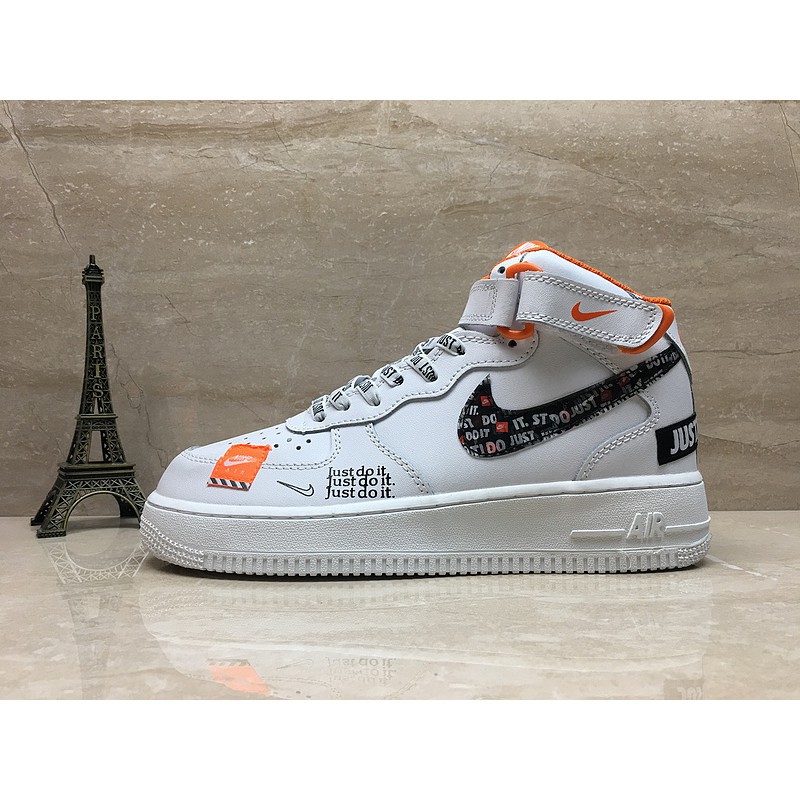 nike white orange