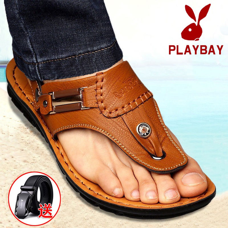 mens leather beach shoes