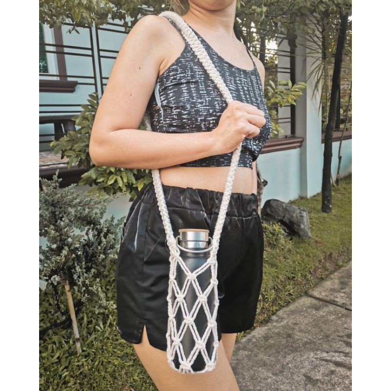 SUKBIT Handmade Macramé Tumbler Bag/Sling Shopee Philippines