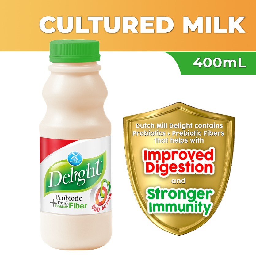 Health foods Dutch Mill Delight Probiotic Drink 400ml dPN Shopee Philippines