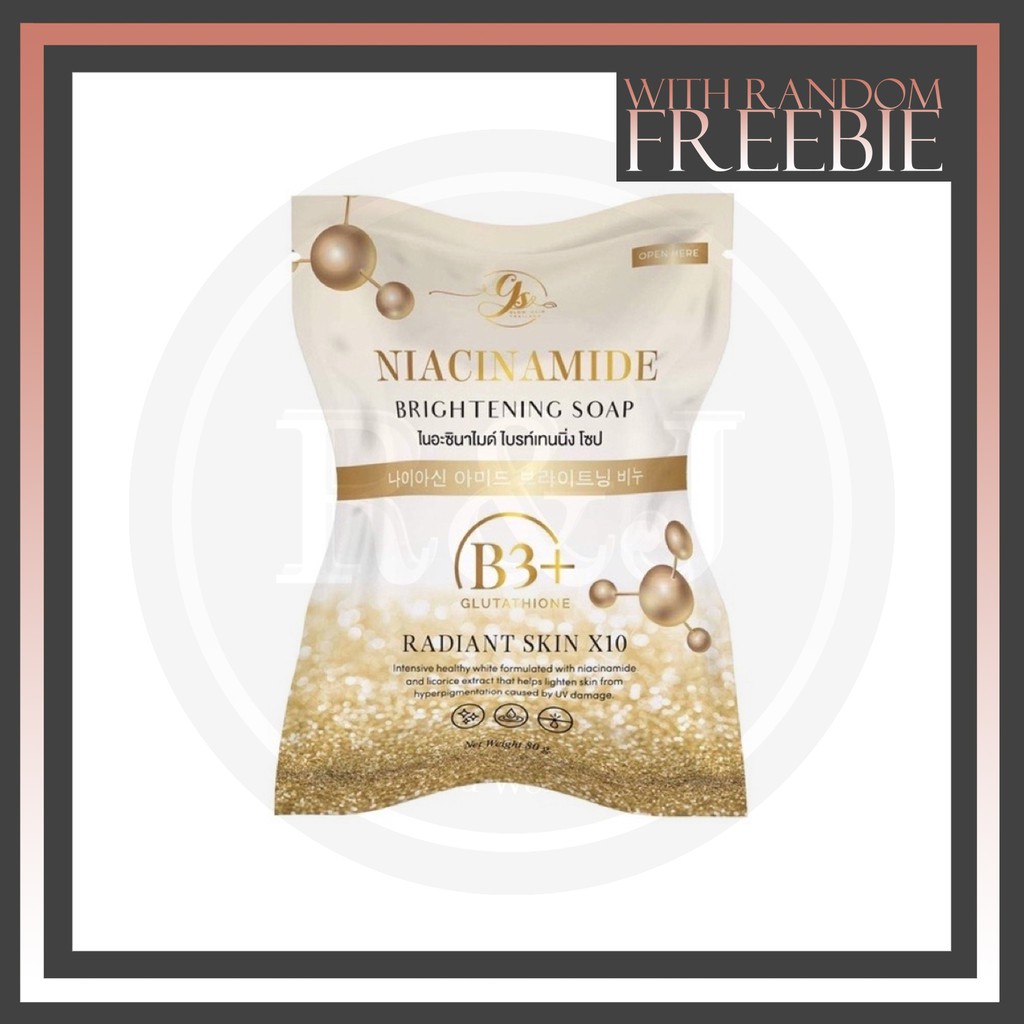 Glow Skin Niacinamide Brightening Face & Body Soap Shopee Philippines