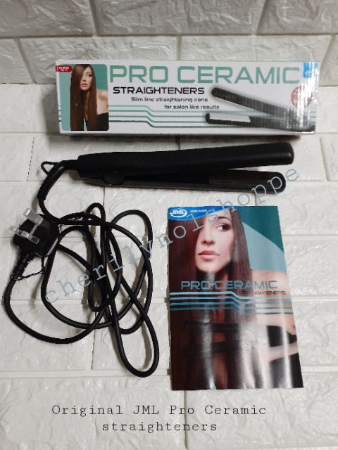 jml pro ceramic hair straightener