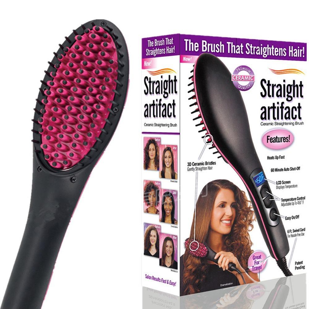 digital straightening brush