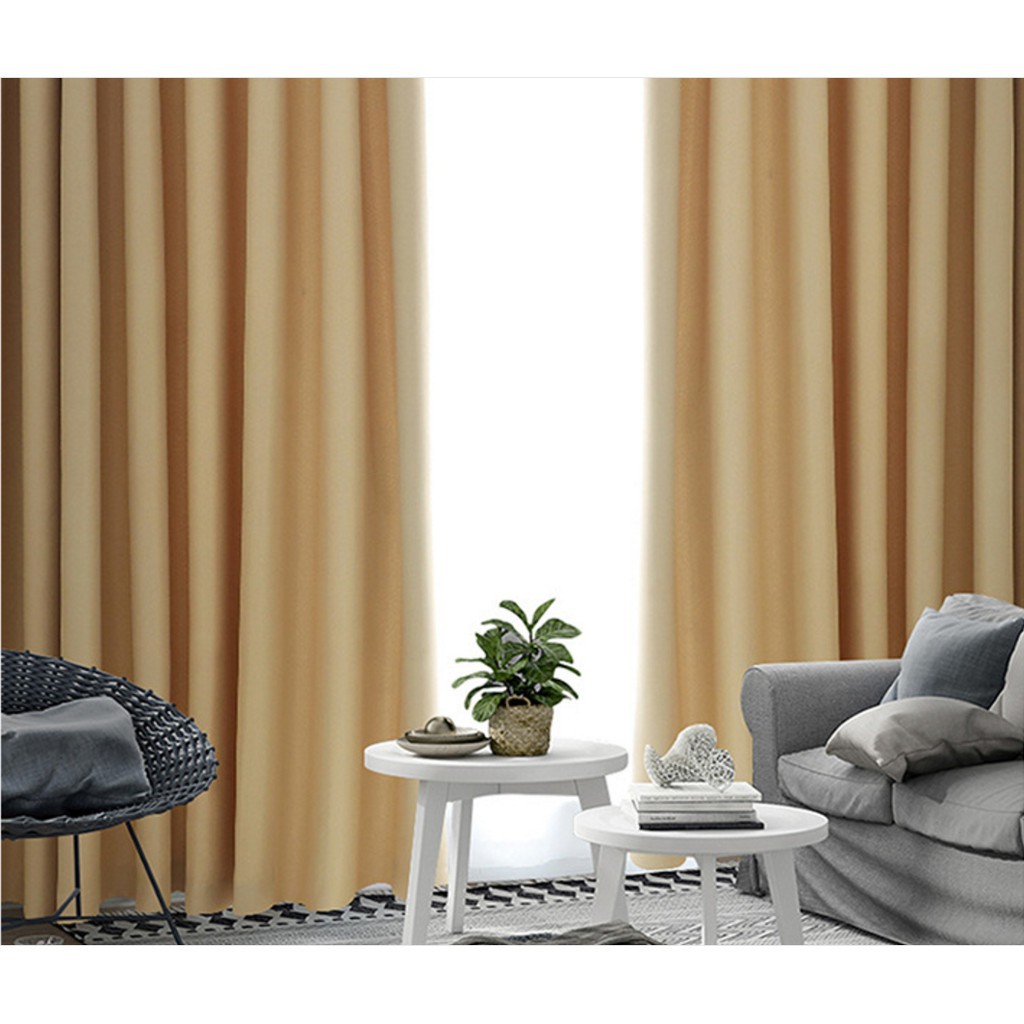 Melin Yellow Blackout Curtains For Living Room Bedroom Window Decors Langsir