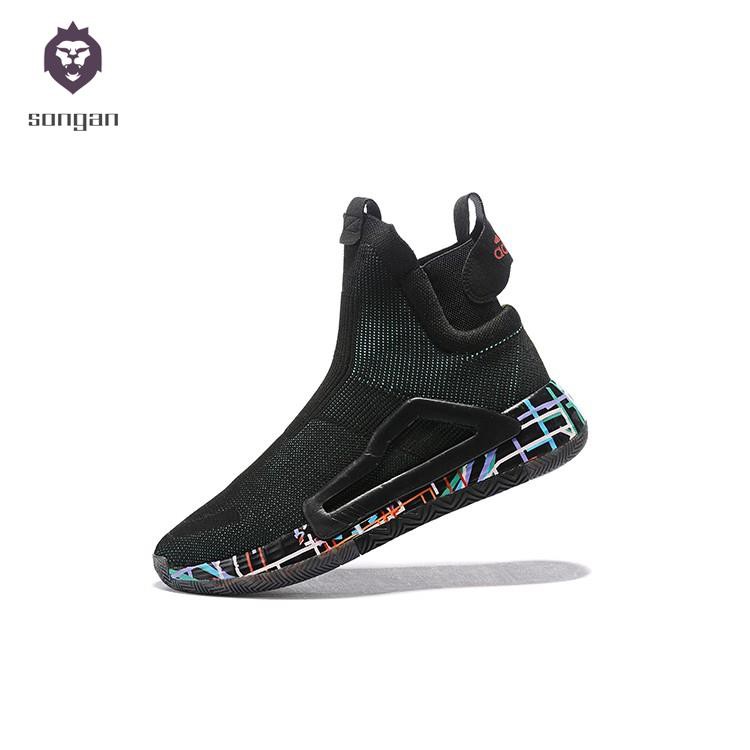 donovan mitchell shoes black and white