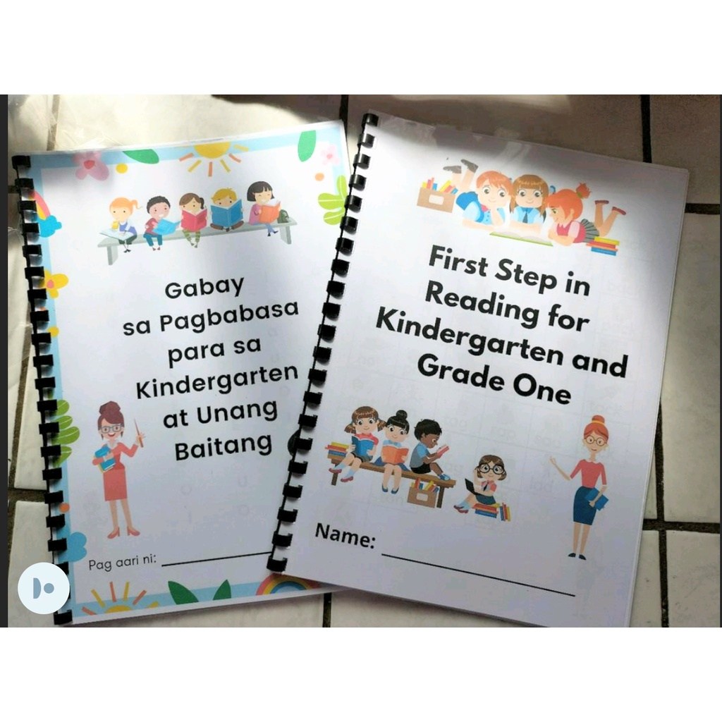 First Step and Gabay sa Pagbasa One Bind, Beginner English and