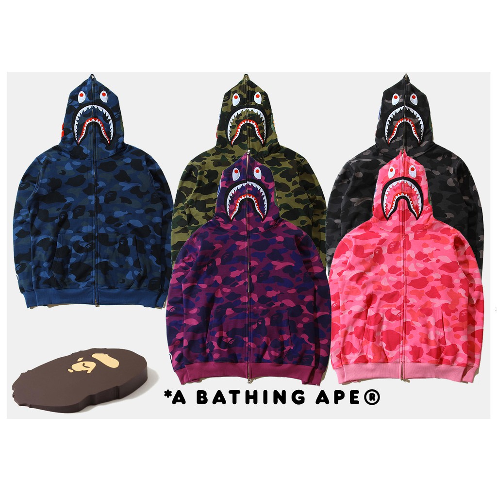 blusa de frio bape shark