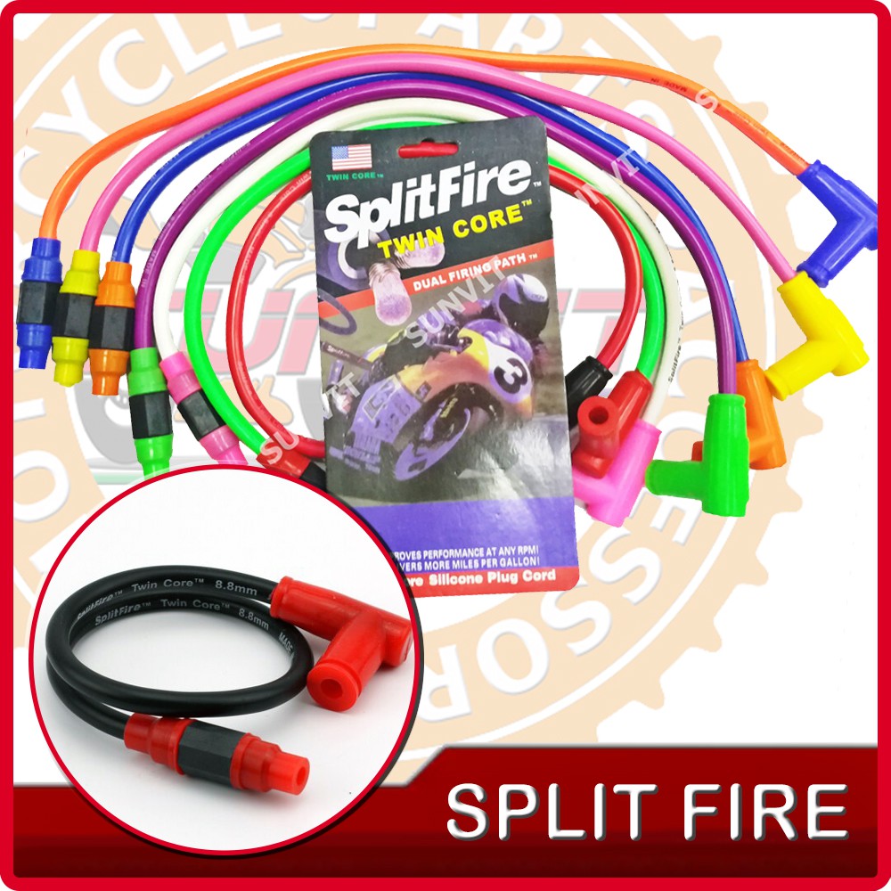 MOTORCYCLE SPLITFIRE PLUG CORD TWIN CORE | Shopee Philippines
