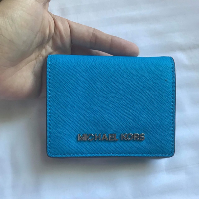 michael kors wallet teal