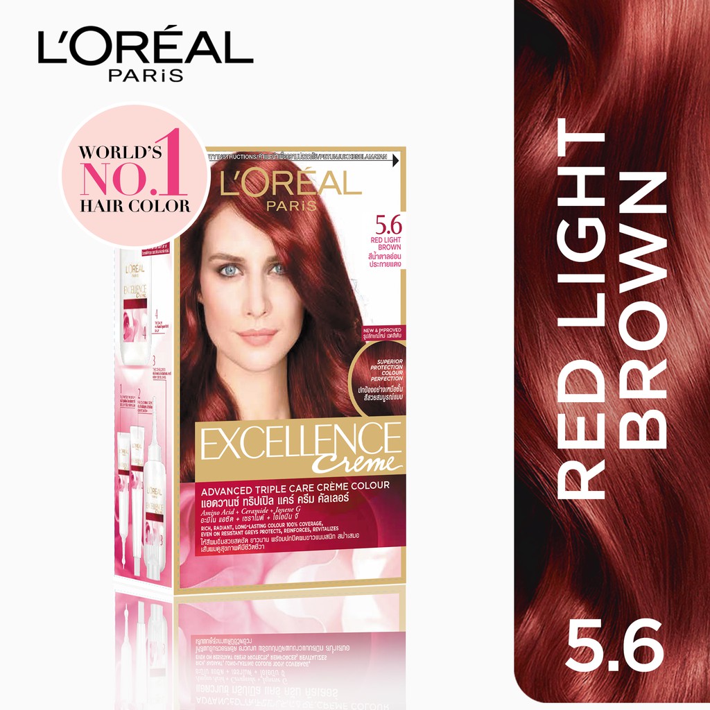 Light Red Brown Hair Color Loreal andrewstevenwatson