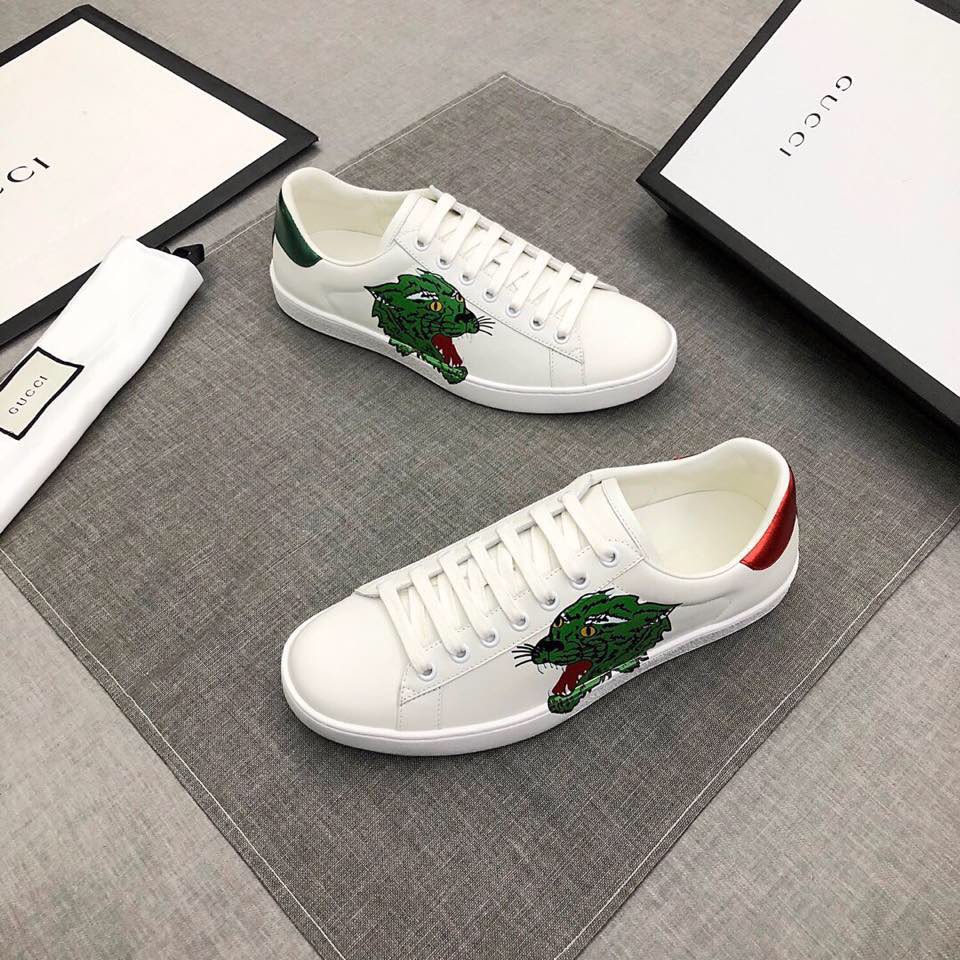 gucci white shoes