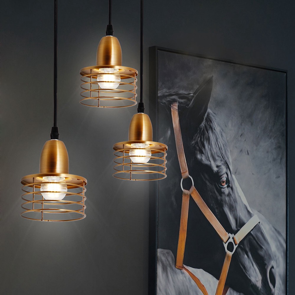 Gold Circle Pendant Light Kitchen Island Lighting Drop Light Shopee Philippines