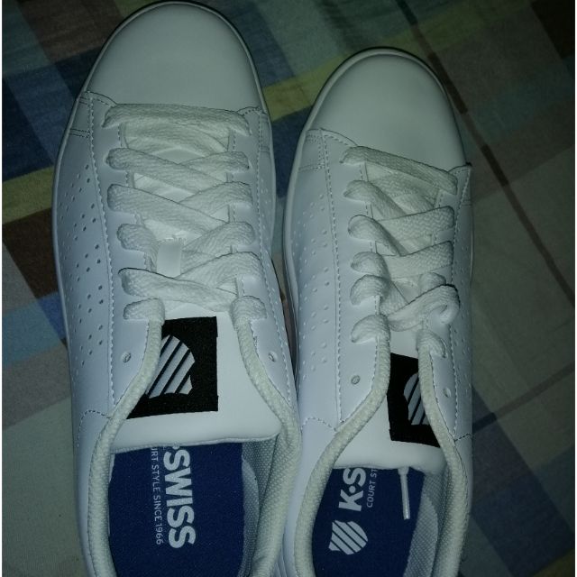 K Swiss Court Style White Sneakers 