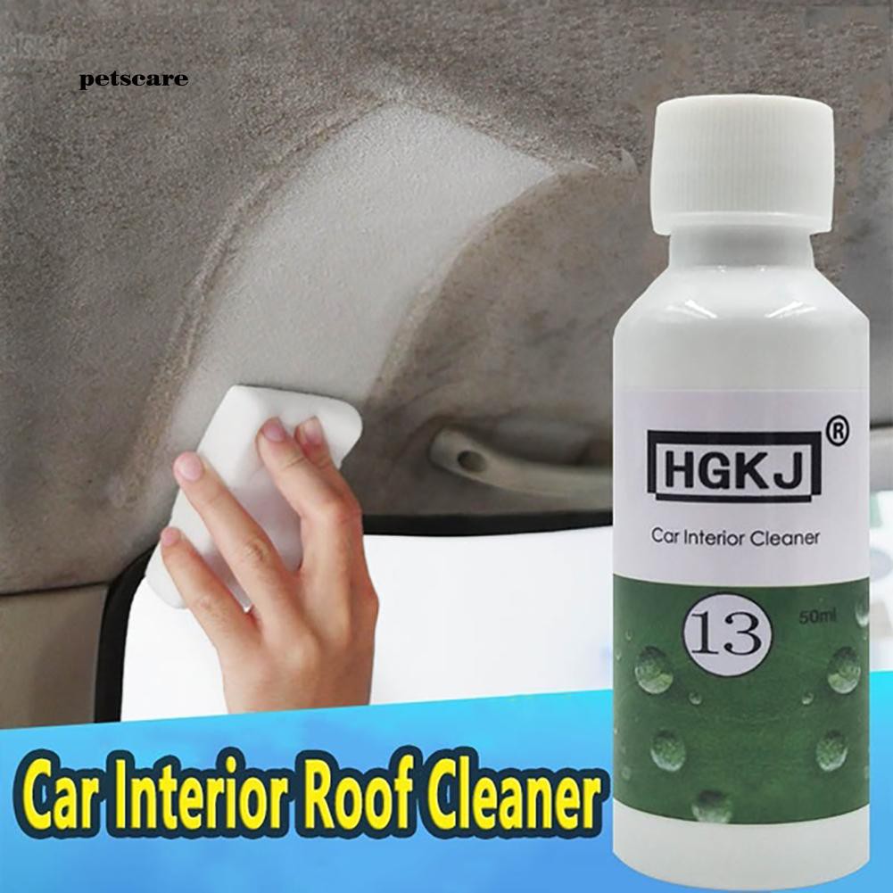 Ptcr Hgkj 13 20 50ml Car Interior Polishing Leather Detergent Automotive Seat Cleaner