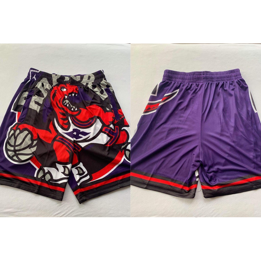 big face raptors shorts