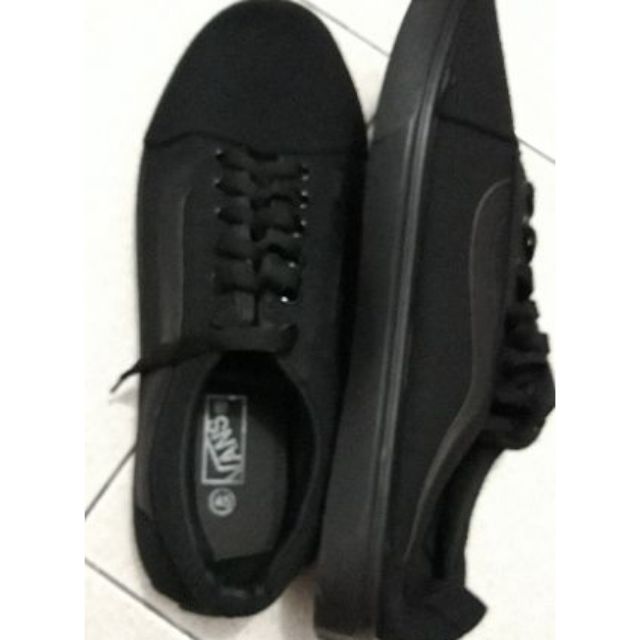 vans full black old school