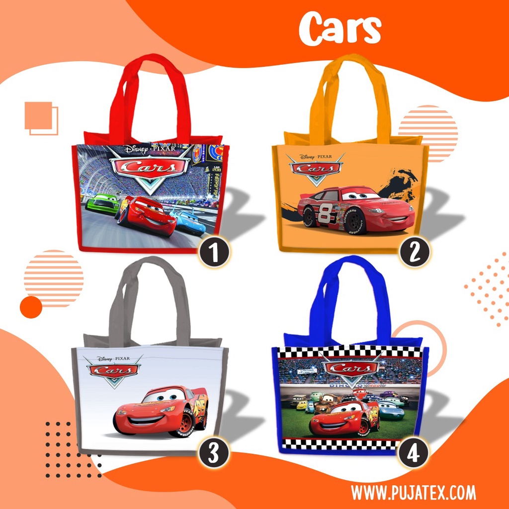 Goodie Bag Birthday Bag Souvenir Cars Tasyakuran Aqiqah Birthday