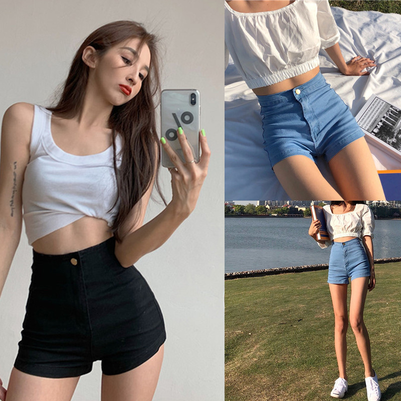 Sexy Women Fashion High Waisted Jeans Soft Skinny Stretchy Pants