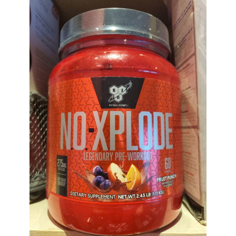 BSN NO Xplode 60 servings Preworkout N.O. Xplode Nitric Oxide Pre ...