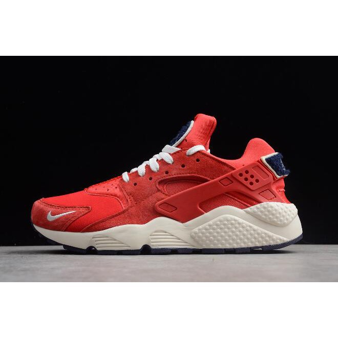 varsity red huaraches