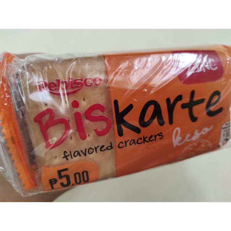 Biskarte Flavored Crackers Keso Rebisco Shopee Philippines