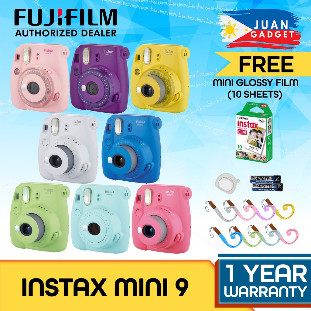 Fujifilm Instax Mini 9 Instant Camera Package Shopee Philippines