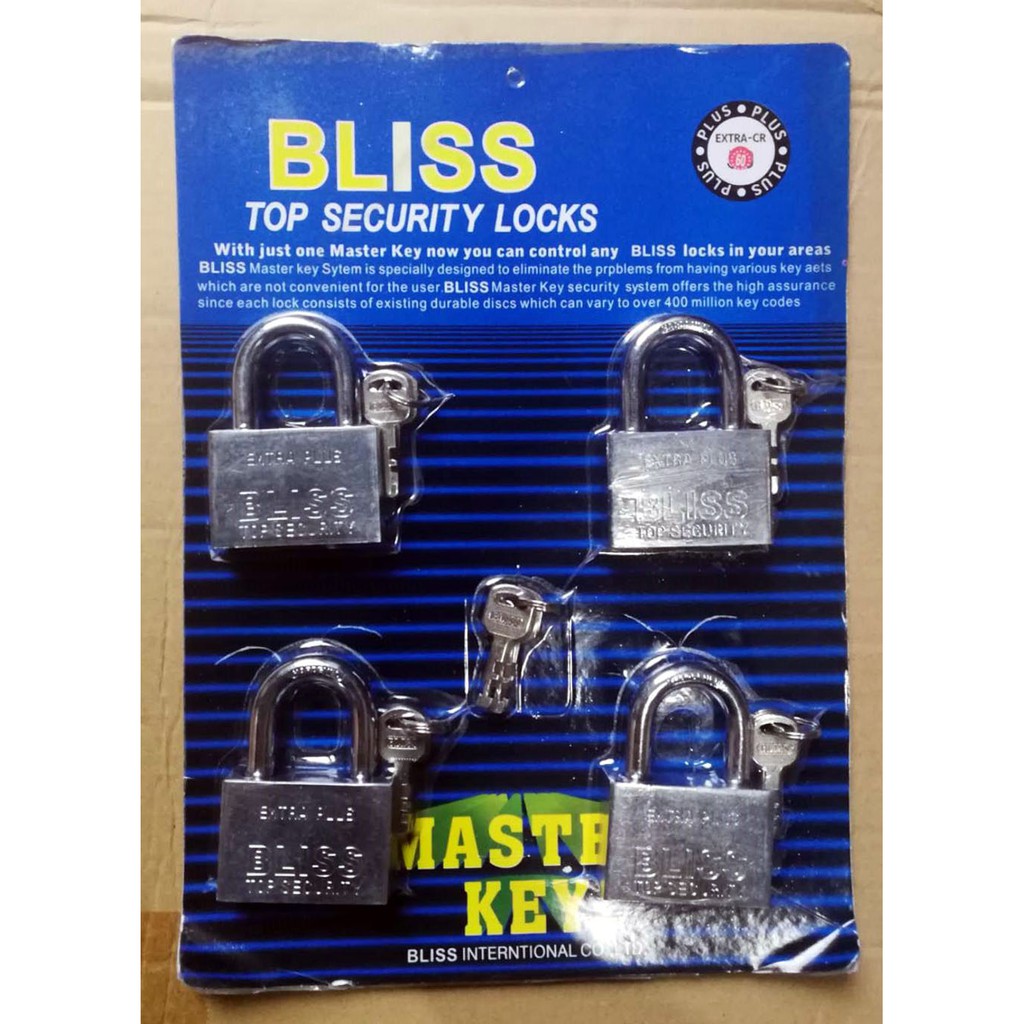 PADLOCK SET 60 MM WITH MASTER KEY Shopee Philippines
