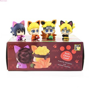 4pcs/lot 4cm Anime Naruto Uzumaki Sasuke Uchiha Cute Mini ...