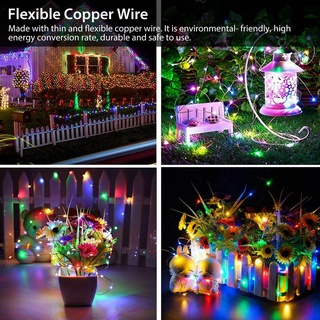 Solar String Lights 7M 12M 22M 200led Lights Outdoor Waterproof Christmas Party Decoration Lights #3