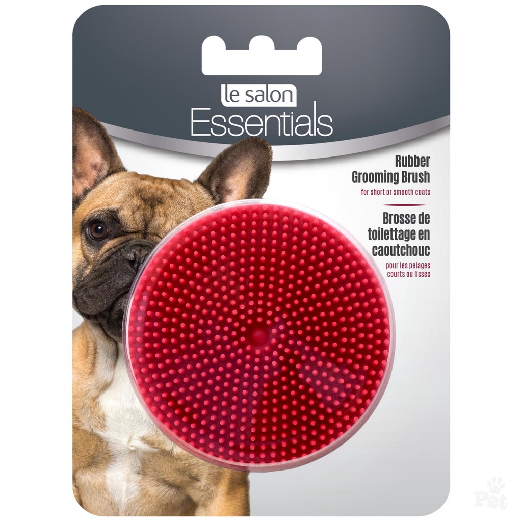 Le Salon Essential 3" Rubber Grooming Brush for Dogs Shopee Philippines