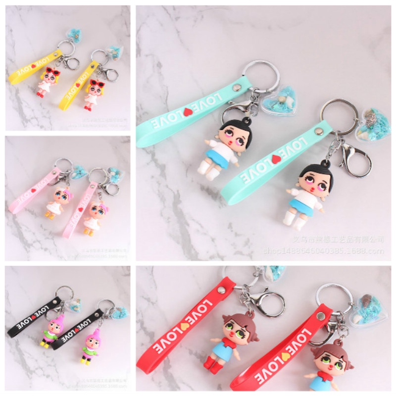 lol surprise doll keychain