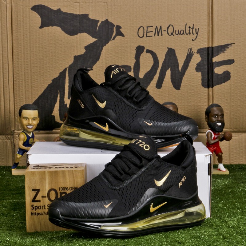 black and gold nike 720