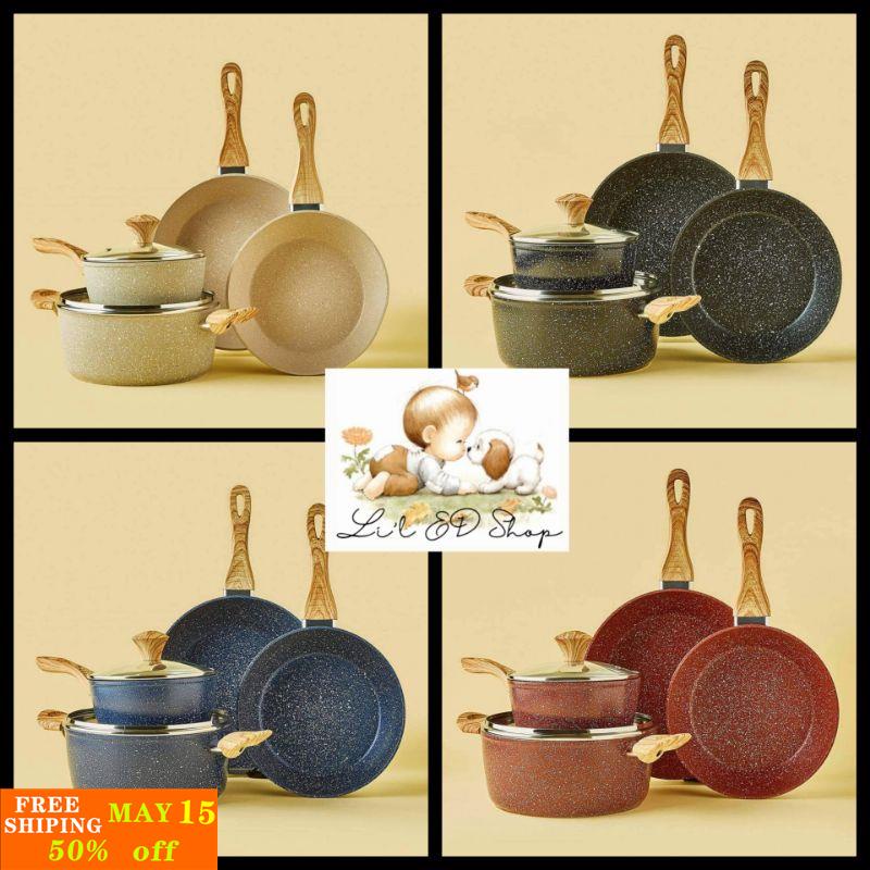NOON EAST GRANITE COOKWARE SET Shopee Philippines