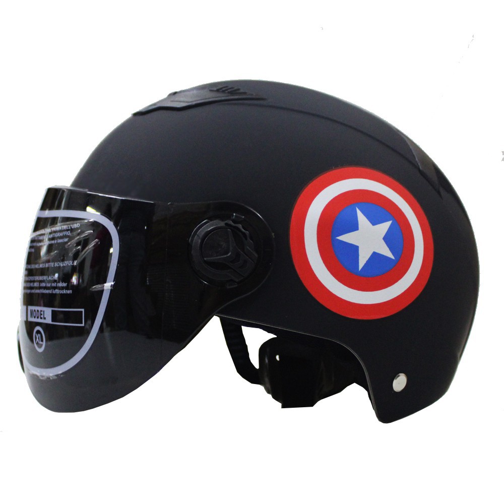 captain america bike helmet