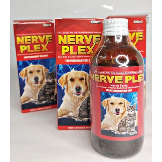 [FC REYES AGRIVET] Nerve Plex Plus Vitamin and Supplement with Syringe for Pets / Nerveplex / Nerve