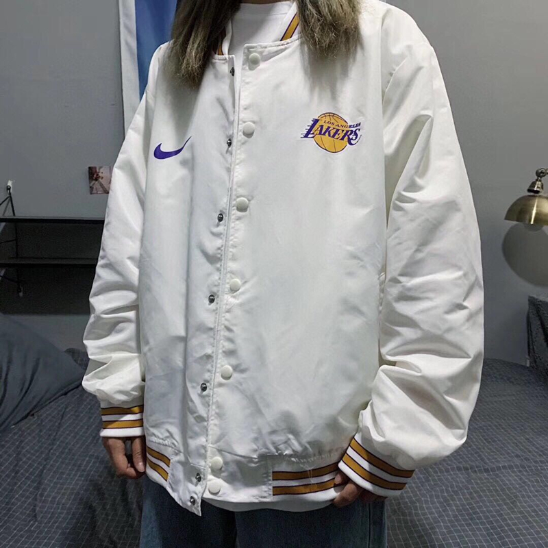 nike lakers track jacket