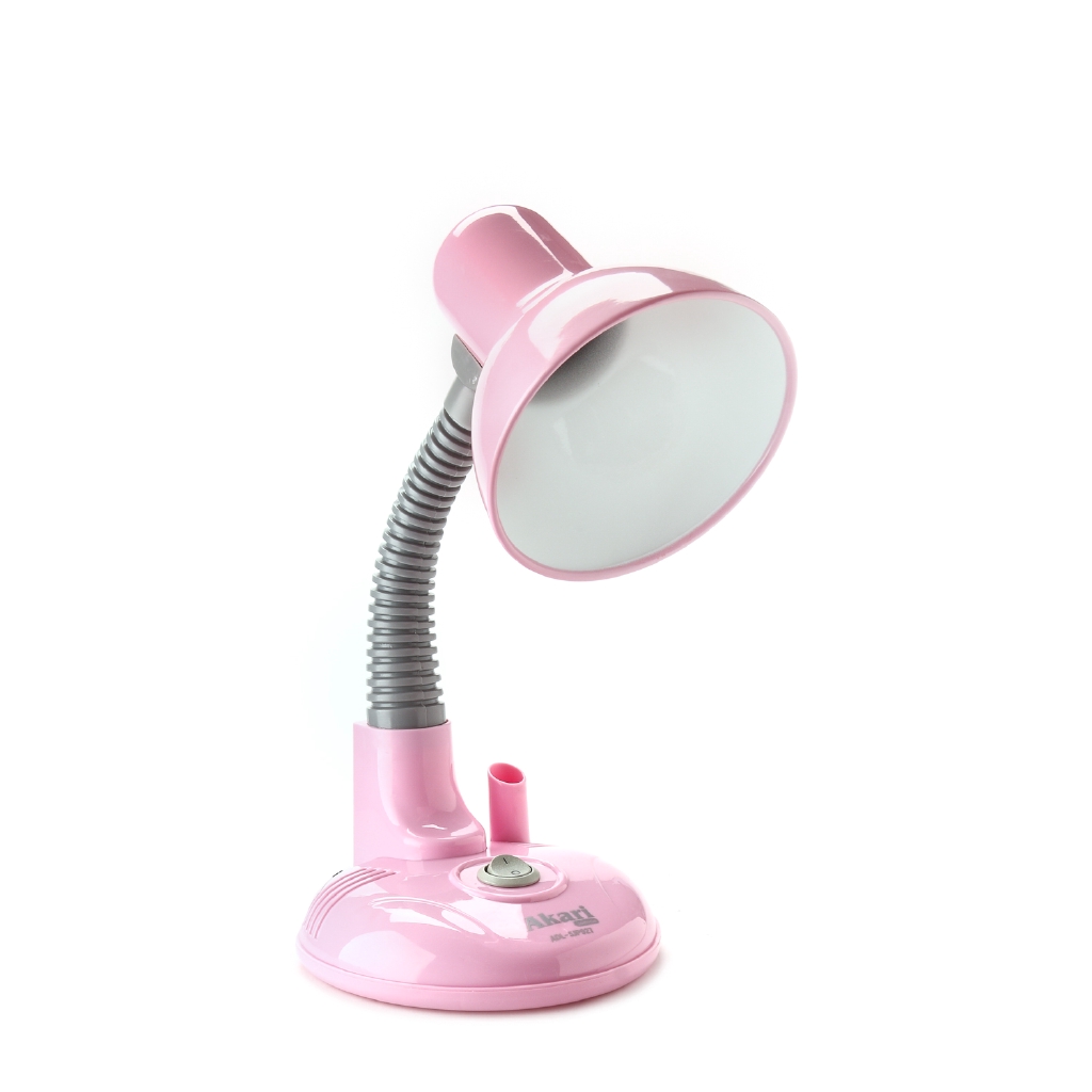 light pink desk lamp