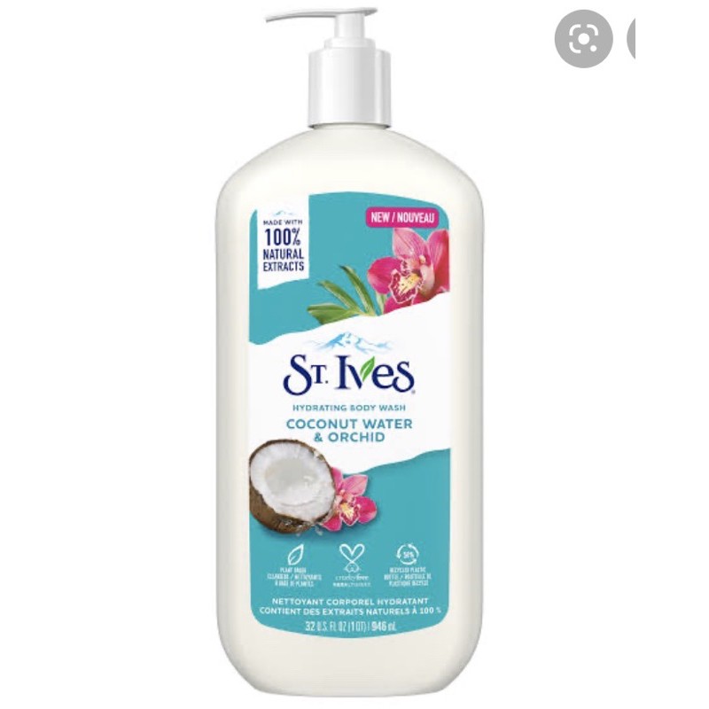 Stives Hydrating Body Wash With Pump Coconut Water And Orchid 946ml Shopee Philippines