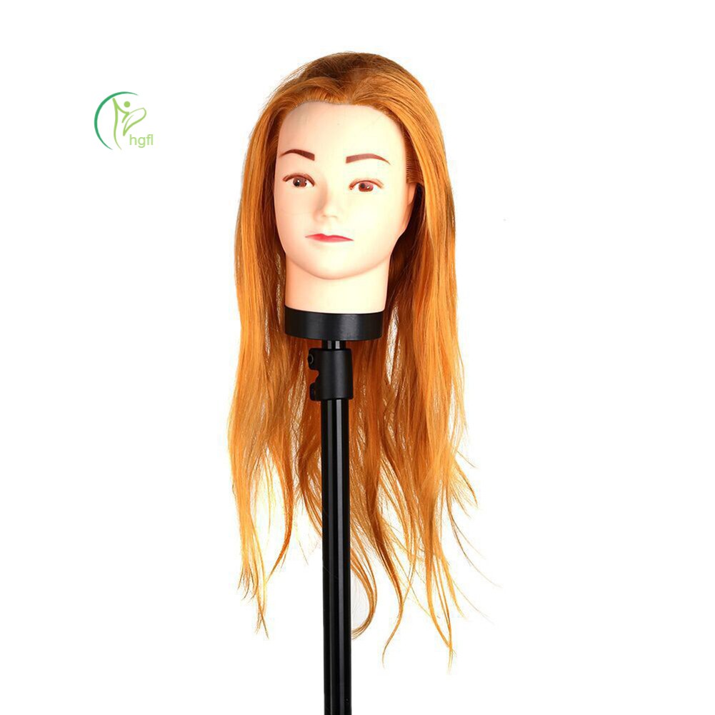 Hyp Hairdressing Dolls Head Wig Long Hair Practice Training