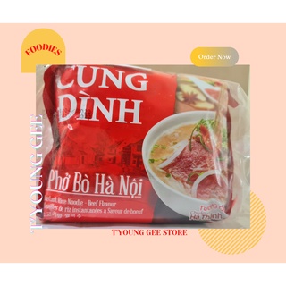 CUNG DINH  Vietnamese Pho Hanoi Instant Rice Noodle 4 pcs / pack | Beef,Laksa