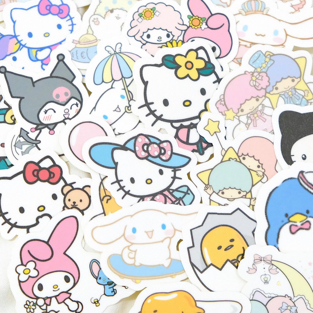 SANRIO STICKER PACK SET Laminated Vinyl Stickers | Shopee Philippines