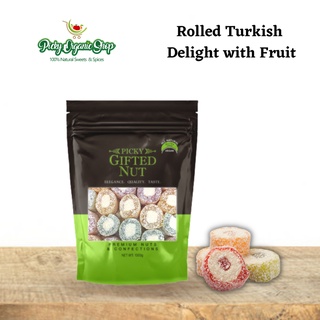 Rolled Turkish Delight with Fruits 150g-250g