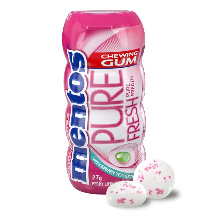 Mentos Pure Fresh Berry Lime Mint Pocket Bottle Shopee Philippines