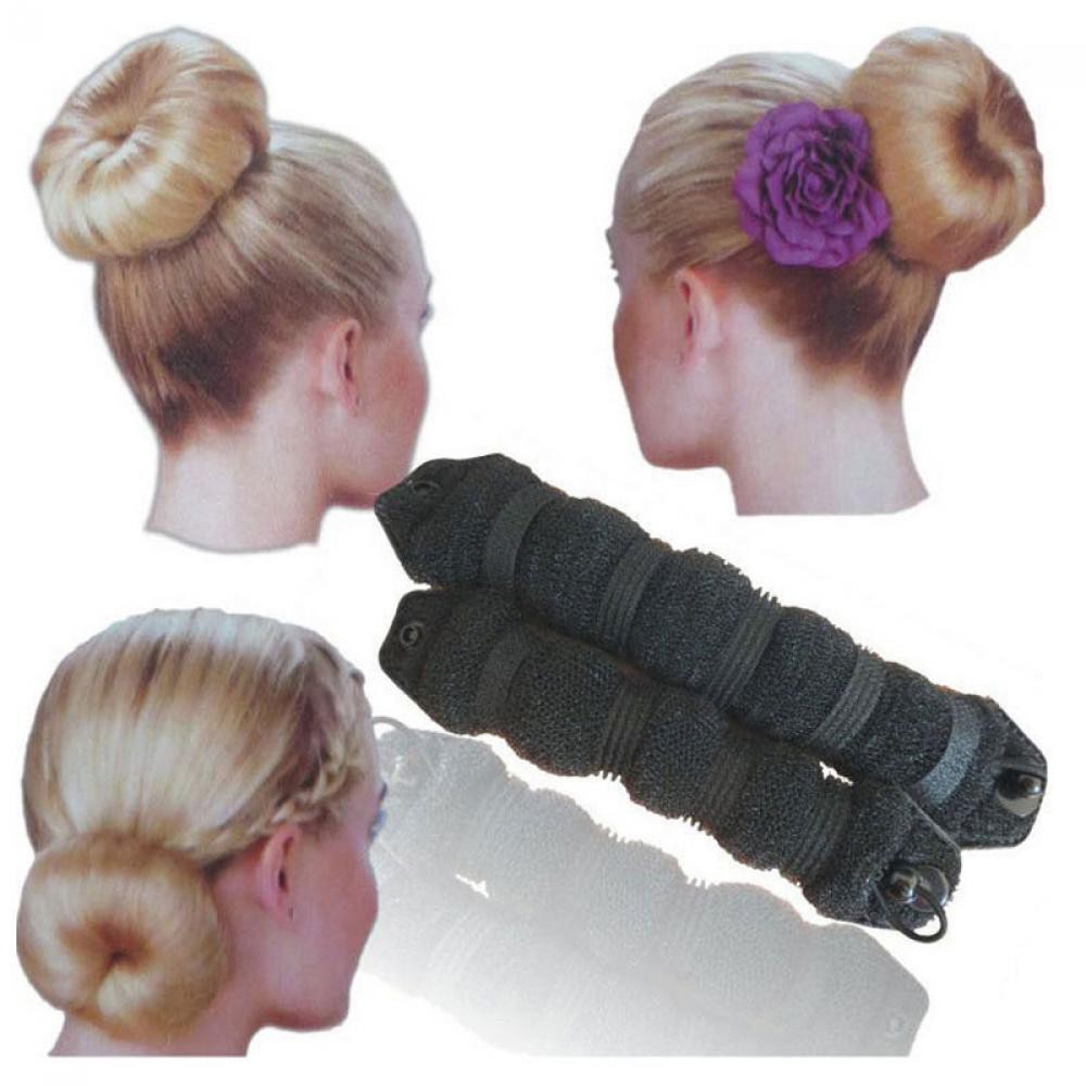 2pcs Magic Donut Bun Maker Hair Styling Tool Shaper Former