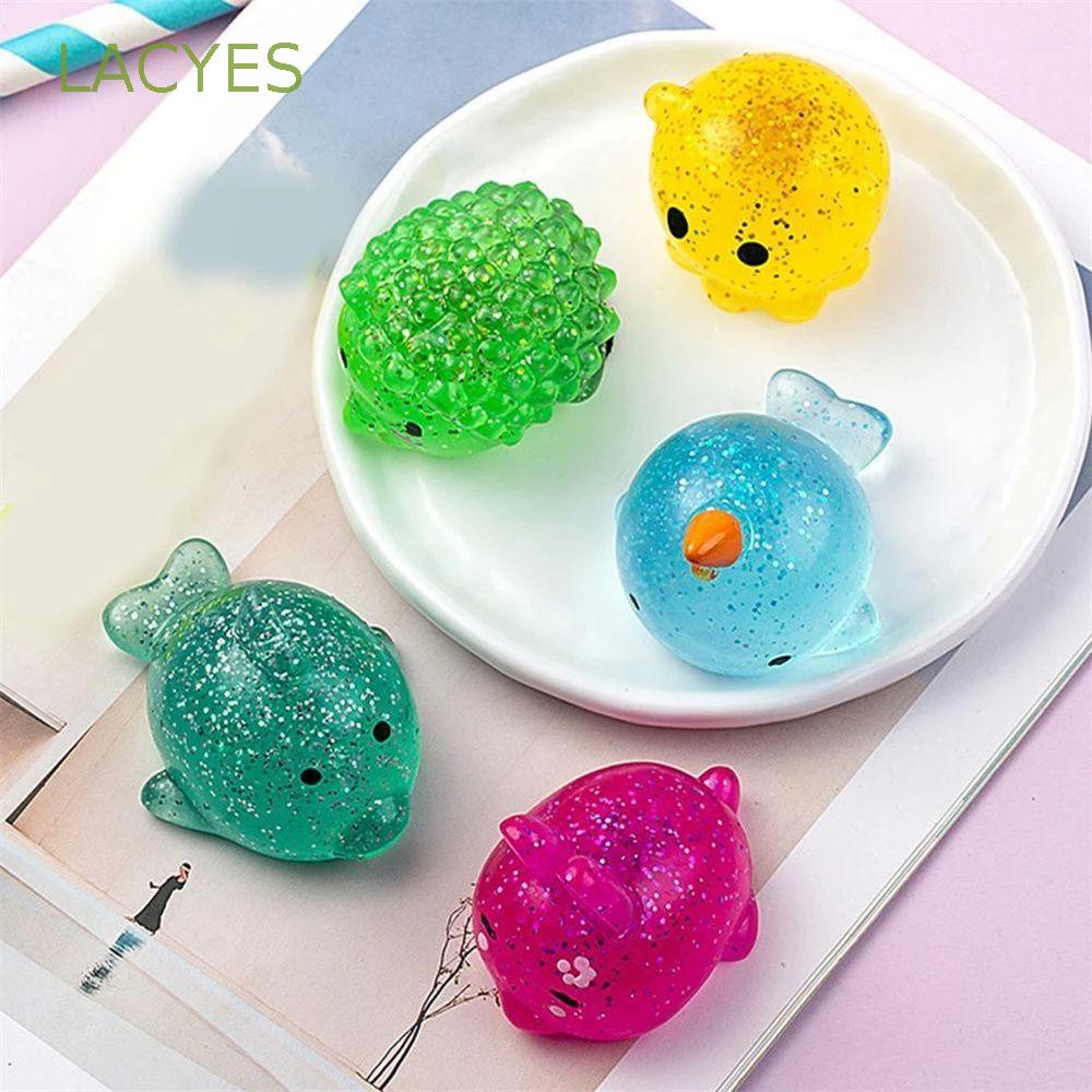 LACYES Funny Gift Pinch Stress Ball Soft Sticky Squeeze Toys Mochi ...