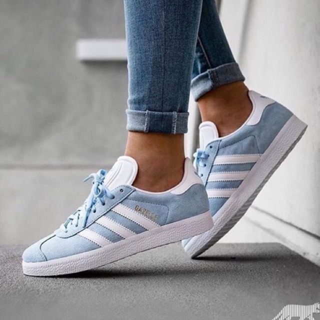 blue suede gazelles