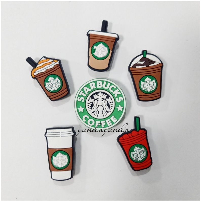 Shoe Charms Clogs Pins Accessory jibbitz Brewed Coffee Frappe