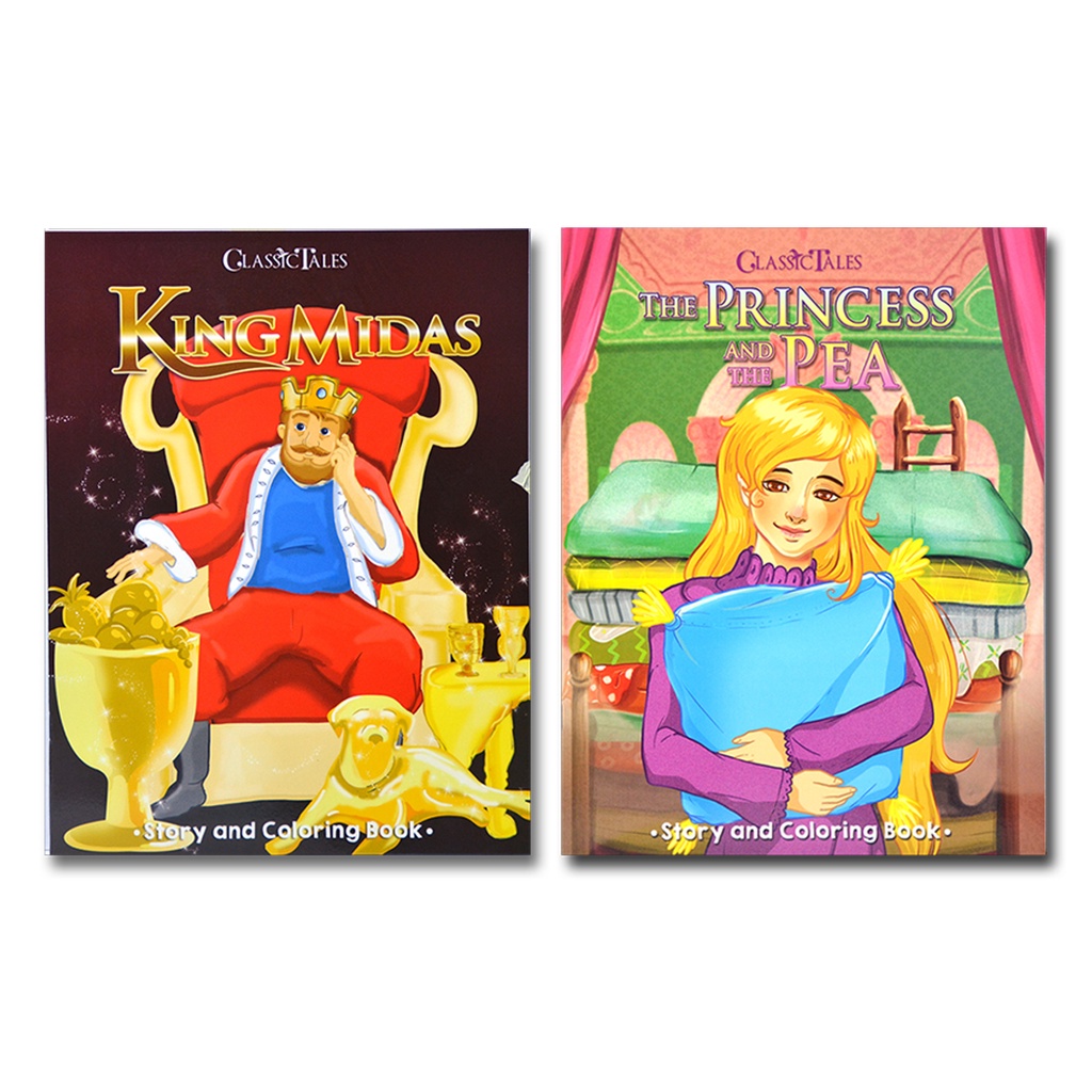 Classic Tales Story and Coloring Book for Children King Midas, The